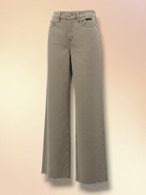 Good American Good Skate‎ Crop Wide Leg Jeans 25